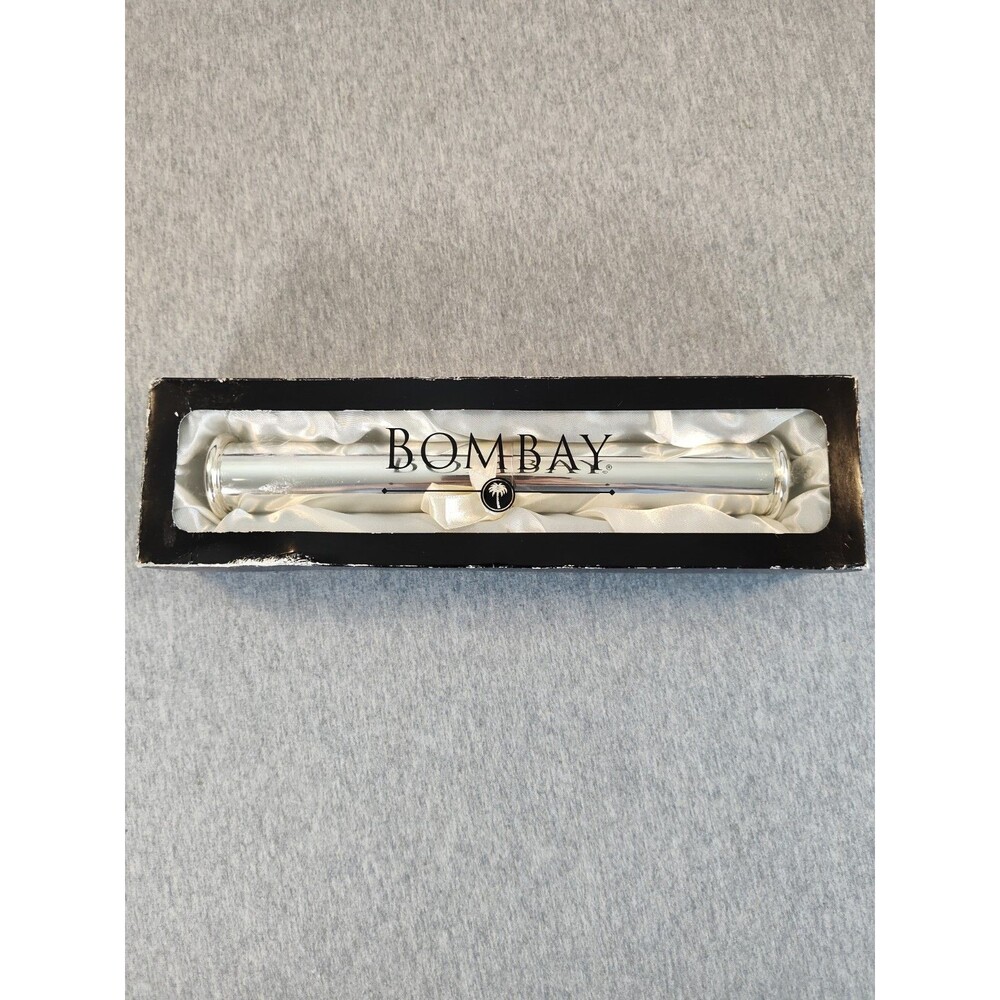 Bombay Plain Certificate Holder Birth Certificate Or Other Documents Silver Tone